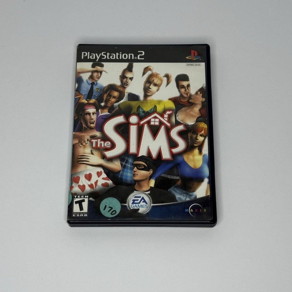 The Sims (Sony PlayStation 2, 2002) PS2 Black Label CIB Tested Working